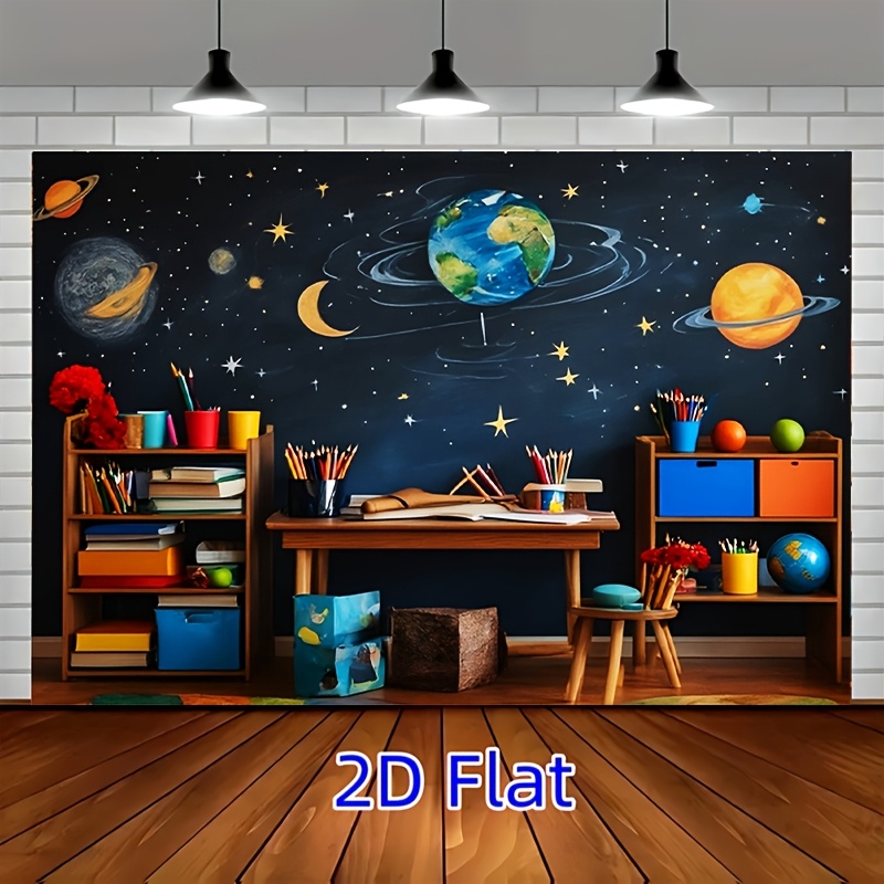 Astronomy Classroom Mural Canv - Science Nursery recension och pris