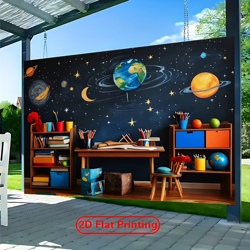 Astronomy Classroom Mural Canv - Science Nursery recension och pris