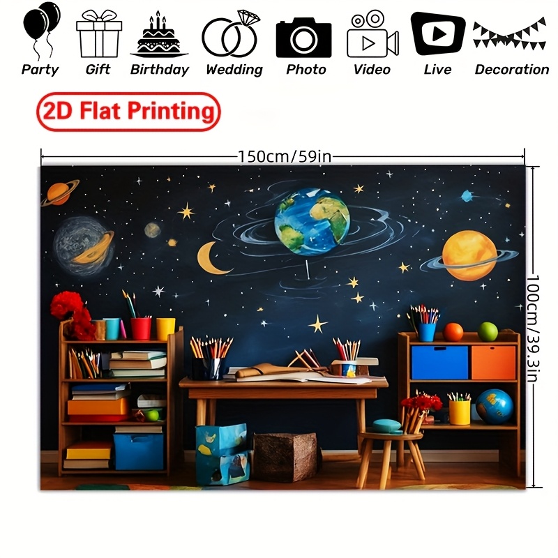 Astronomy Classroom Mural Canv - Science Nursery recension och pris