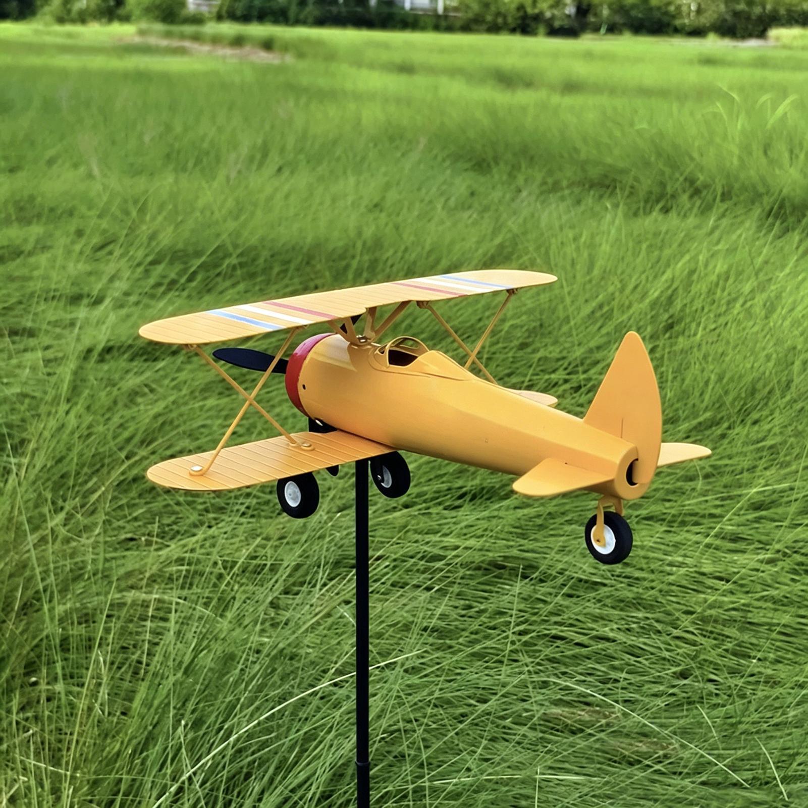 Airplane Weathervane Metal Win - Anemometer Wind Speed recension och pris
