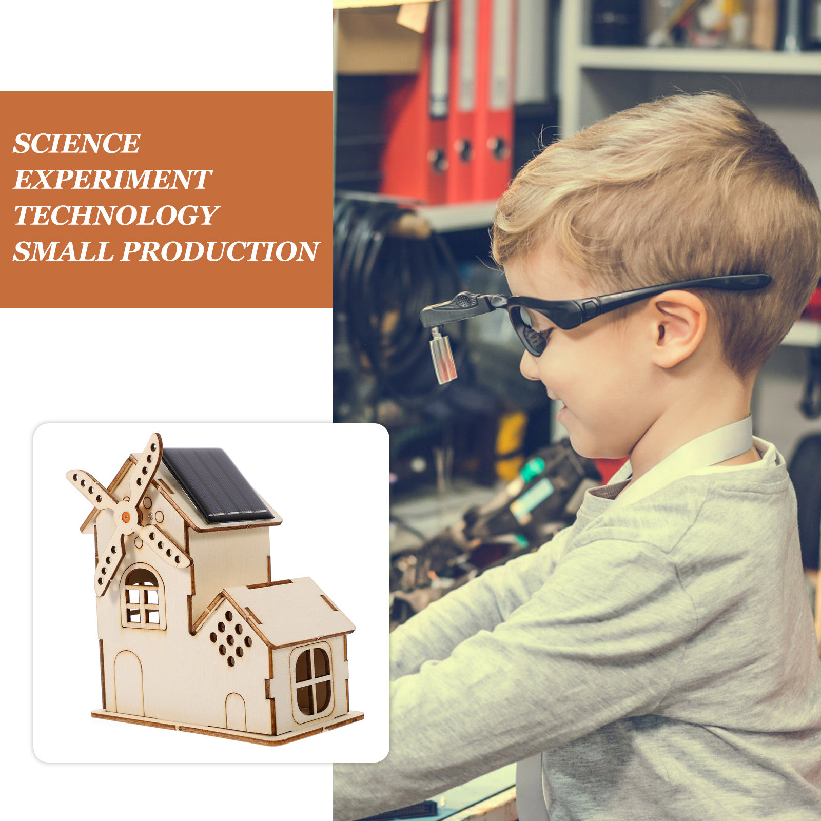 1Set Solar Windmill Assembly S - Science Project recension och pris