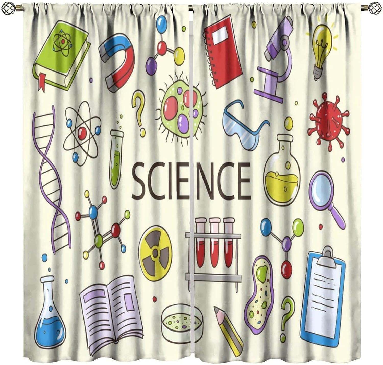 Science Curtain Educational ST - Science Nursery recension och pris